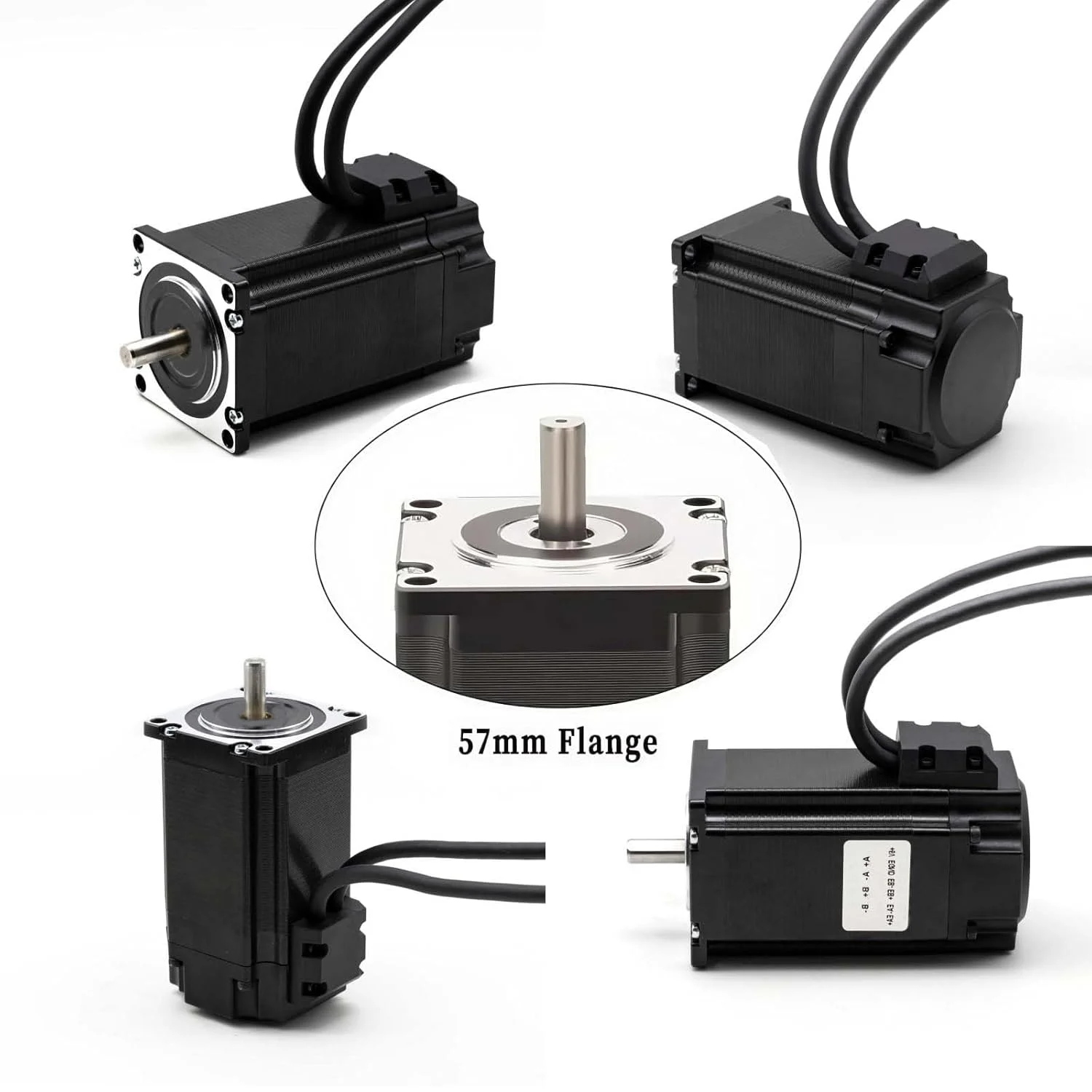 کیت موتور پله‌ای Nema23 سه محوره با موتور پله‌ای حلقه بسته Nema 23 2 نیوتن متر و درایور موتور پله‌ای، منبع تغذیه 350 وات 24 ولت، کارت کنترل USB Mach3 برای کنترلر CNC