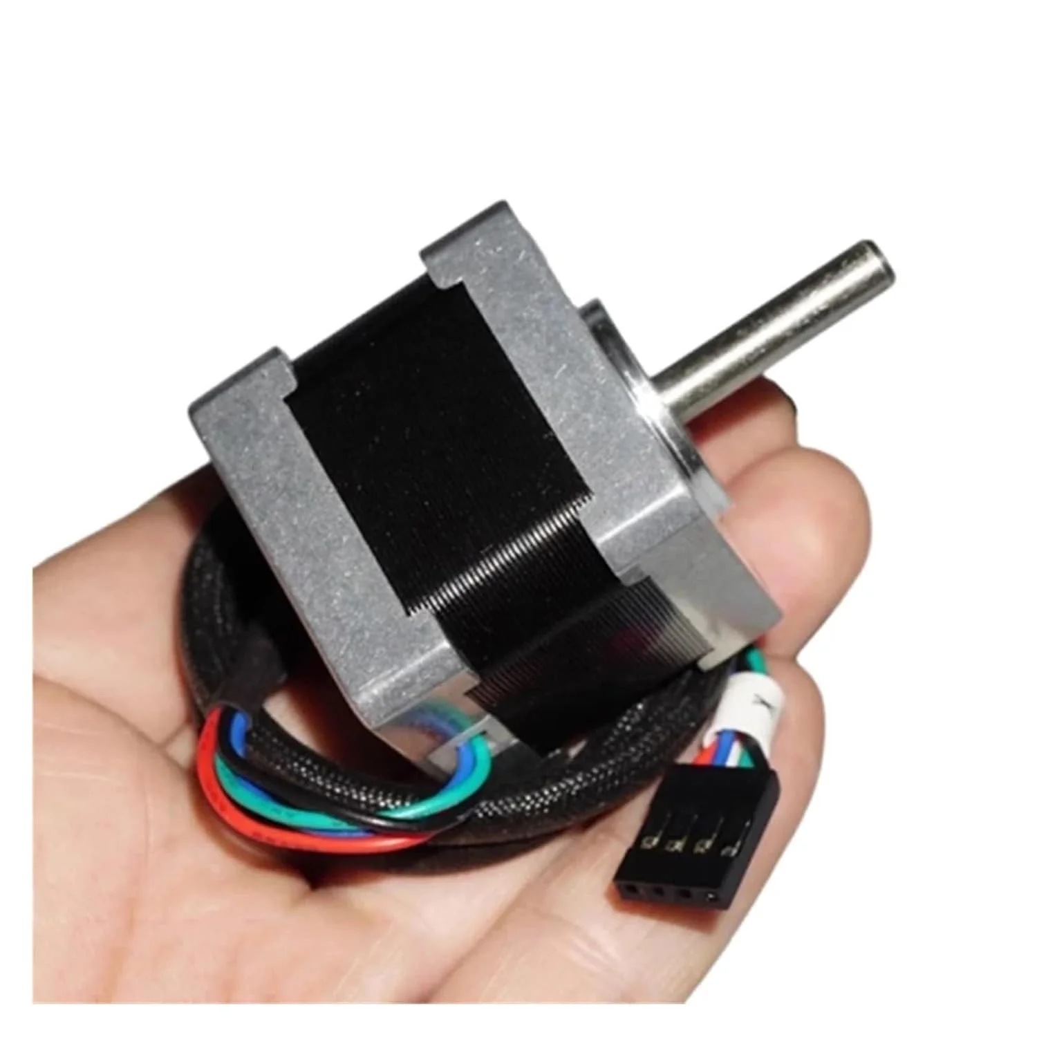 استارتر الکترونیکی استپر NEMA 14 35MM با زاویه 1.8 درجه، 2 فاز، 4 سیم، بلبرینگ دوتایی، شفت D شکل 5 میلی متری برای پرینتر سه بعدی، CNC، موتور ربات