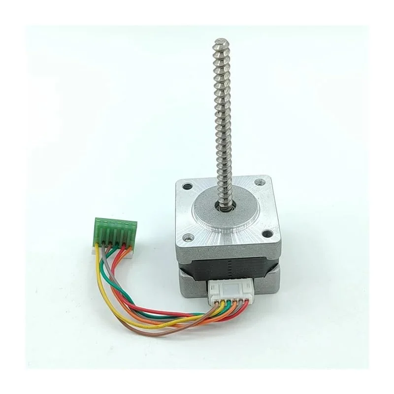 موتور پله‌ای NEMA14 35MM، استارتر الکترونیکی 1.8 درجه، 2 فاز، 4 سیم، بلبرینگ دوگانه، شفت پیچ 5 میلی‌متری، مناسب برای موتور پرینتر سه بعدی DIY