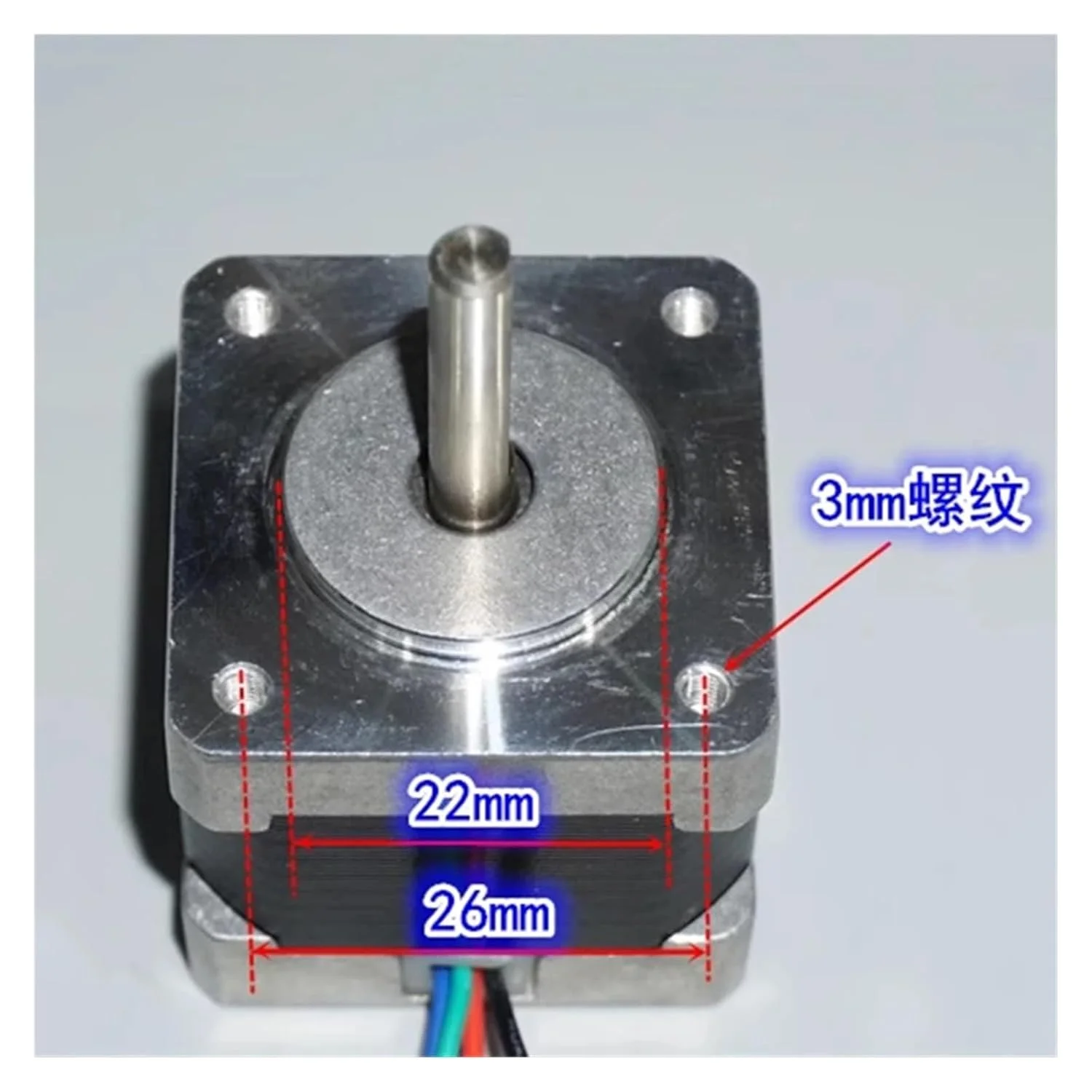 استارتر الکترونیکی استپر NEMA 14 35MM با زاویه 1.8 درجه، 2 فاز، 4 سیم، بلبرینگ دوتایی، شفت D شکل 5 میلی متری برای پرینتر سه بعدی، CNC، موتور ربات
