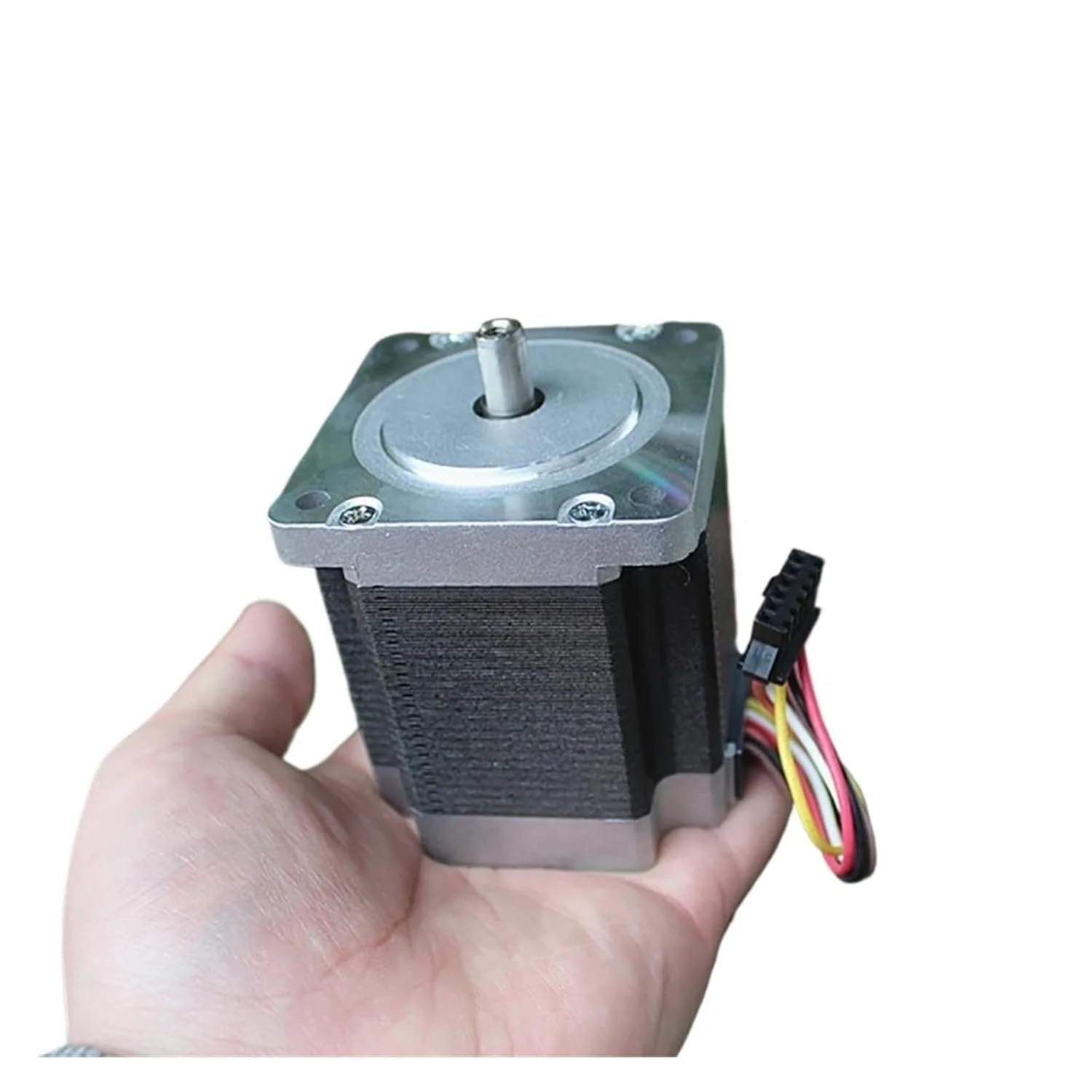 موتور پله‌ای الکترونیکی استارتر 4 سیم 60 میلی‌متری، قطر شفت 8 میلی‌متری 1.8 درجه 1.2 اهم برای استارتر موتور پرینتر سه بعدی