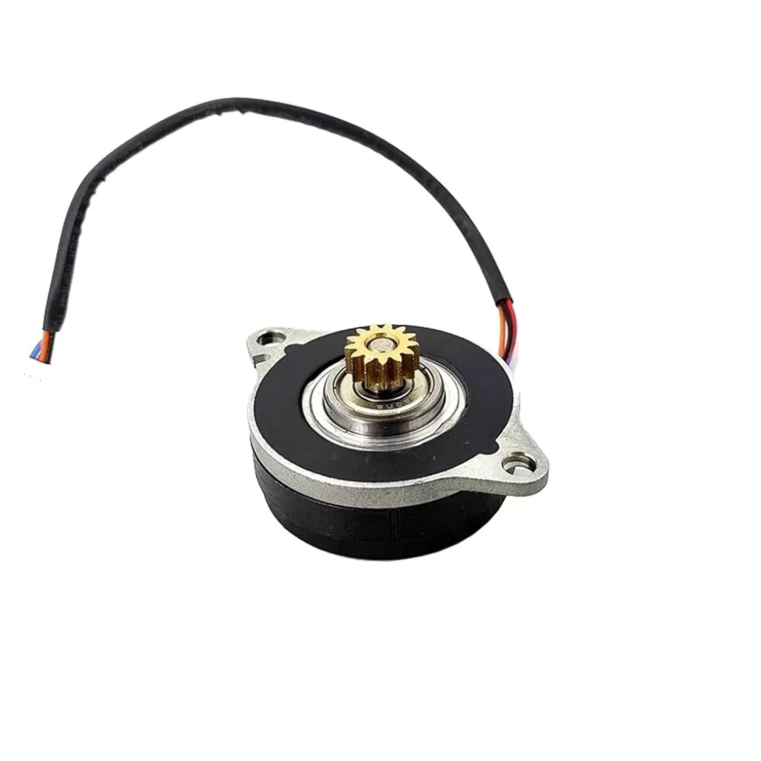 استارتر الکترونیکی استپر 0.9 درجه 36 میلی متری DC 12V دو فاز 4 سیم گرد نازک، استارتر الکترونیکی پله ای 13 دندانه چرخ قرقره MXL مناسب پرینتر سه بعدی DIY ربات CNC