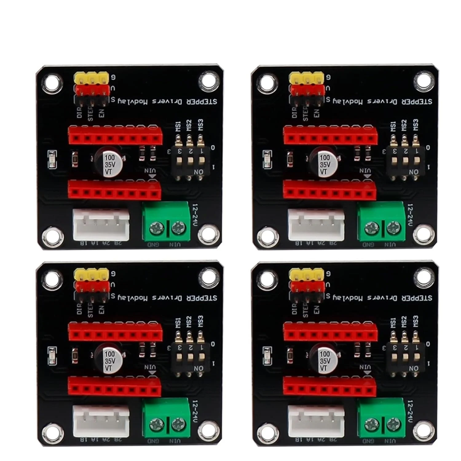 برد توسعه درایور موتور پله ای 42، ماژول شیلد کنترل پرینتر سه بعدی برای کیت 1.4 DIY (تک)