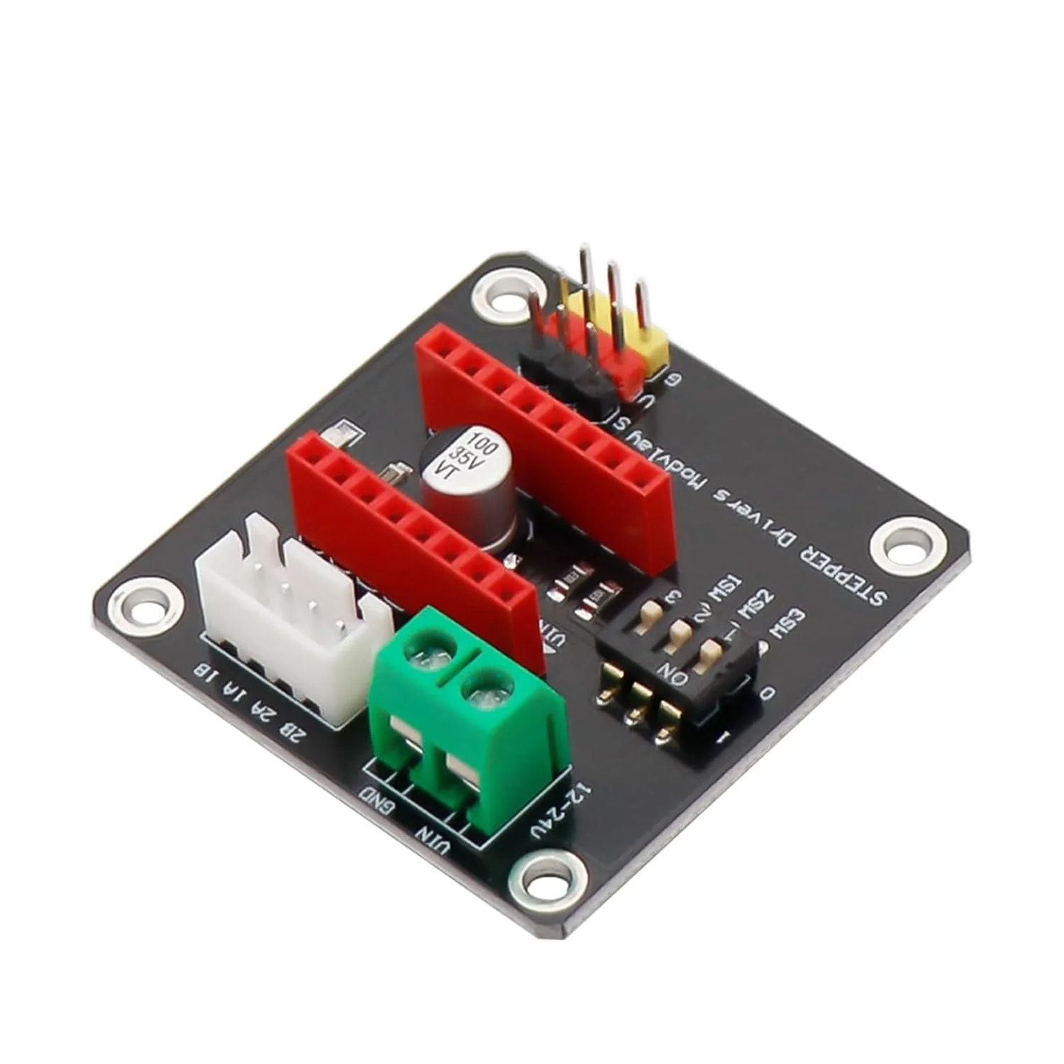 برد توسعه درایور موتور پله ای 42، ماژول شیلد کنترل پرینتر سه بعدی برای کیت 1.4 DIY (تک)