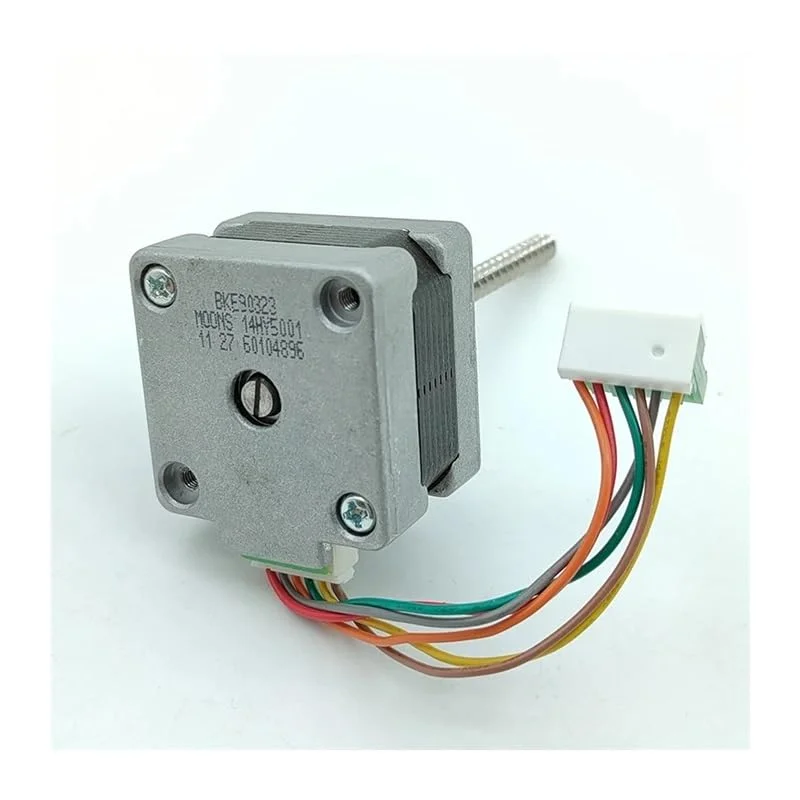 استپر الکترونیکی NEMA14 35MM با زاویه 1.8 درجه، 2 فاز، 4 سیم، استپر الکترونیکی با بلبرینگ دوگانه، شفت پیچی بلند 5 میلی متری، مناسب برای پرینتر سه بعدی DIY