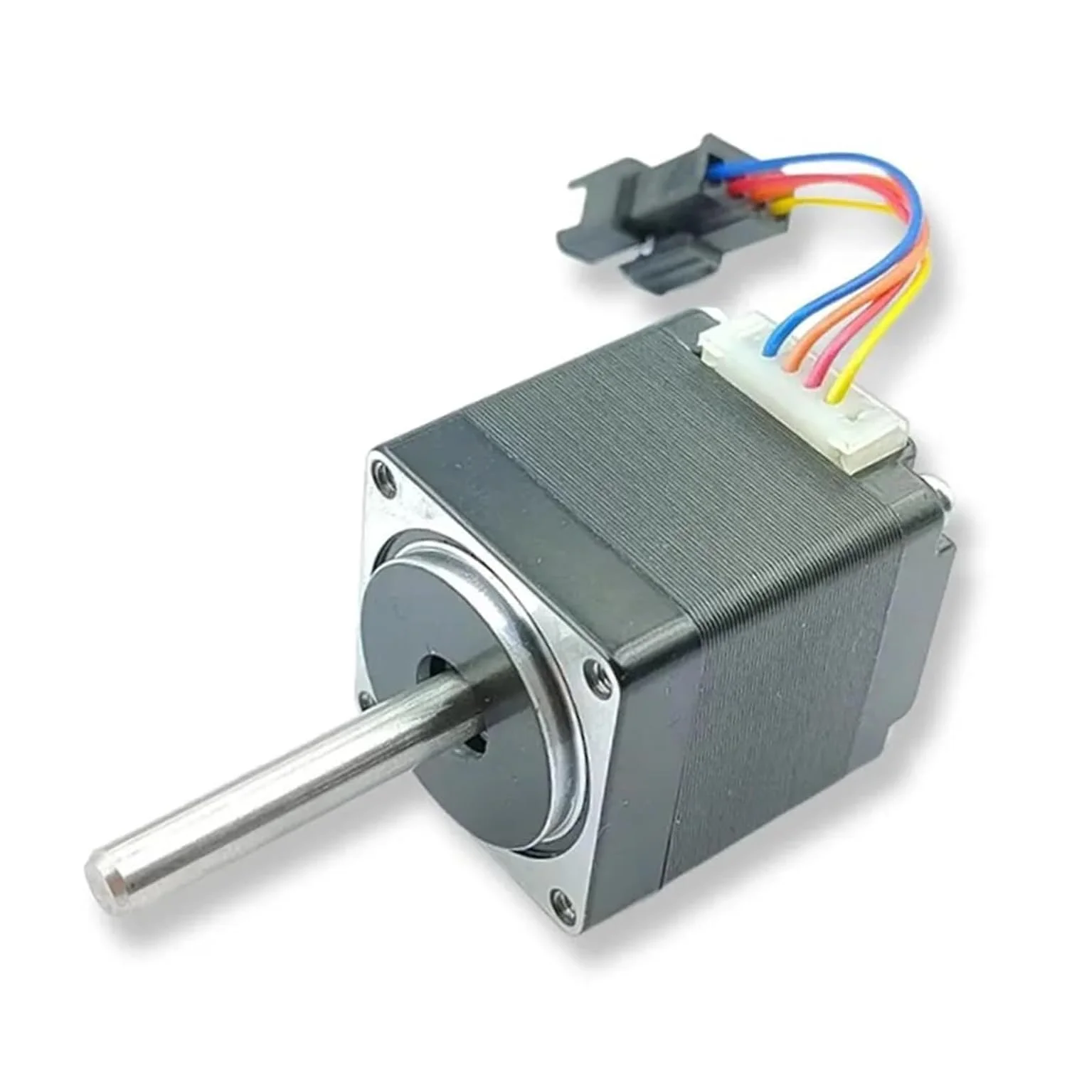استارتر الکترونیکی استپر هیبریدی 1.8 درجه 28 میلی متری 2 فاز 4 سیم شفت بلند 5 میلی متری برای استارتر موتور پرینتر سه بعدی