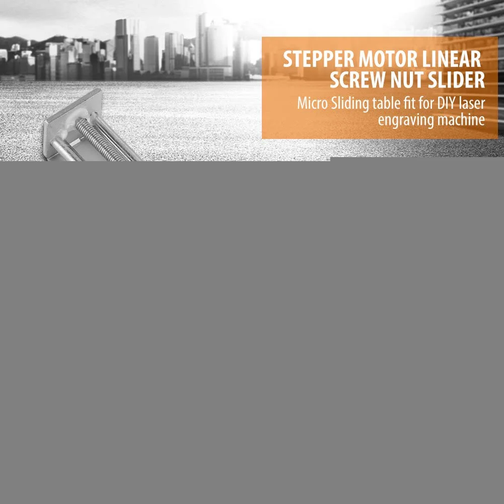 موتور پله ای، D8-MOTOR80 DC12V حرکت 0.25 میلی متر در هر پله همراه با مهره اسلایدری پیچ خطی برای دستگاه حکاکی IR DIY و غیره