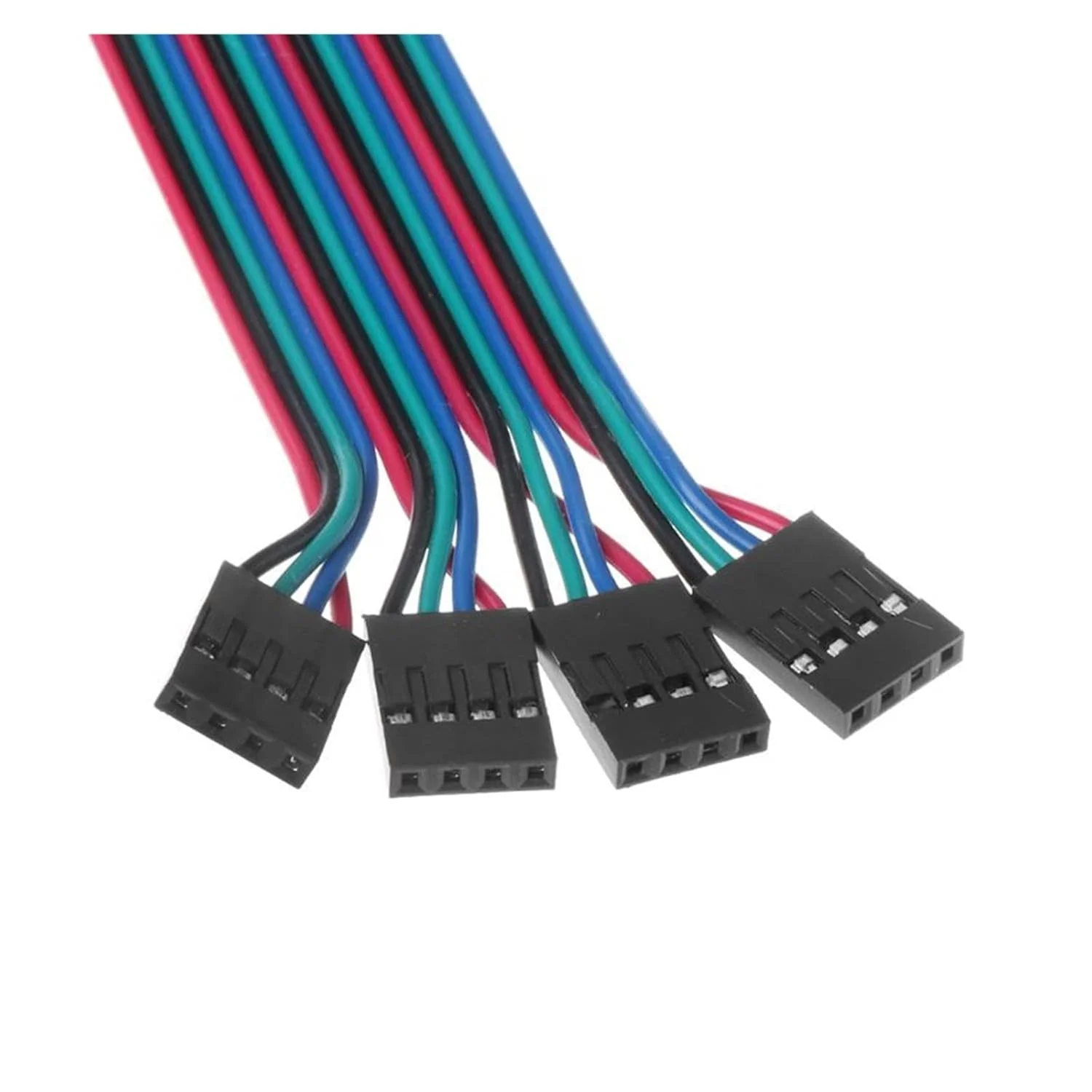 4 عدد کابل موتور پله ای 4 پین 100 سانتی متری با ترمینال XH2.54 برای موتور پله ای NEMA 17 پرینتر سه بعدی 964E