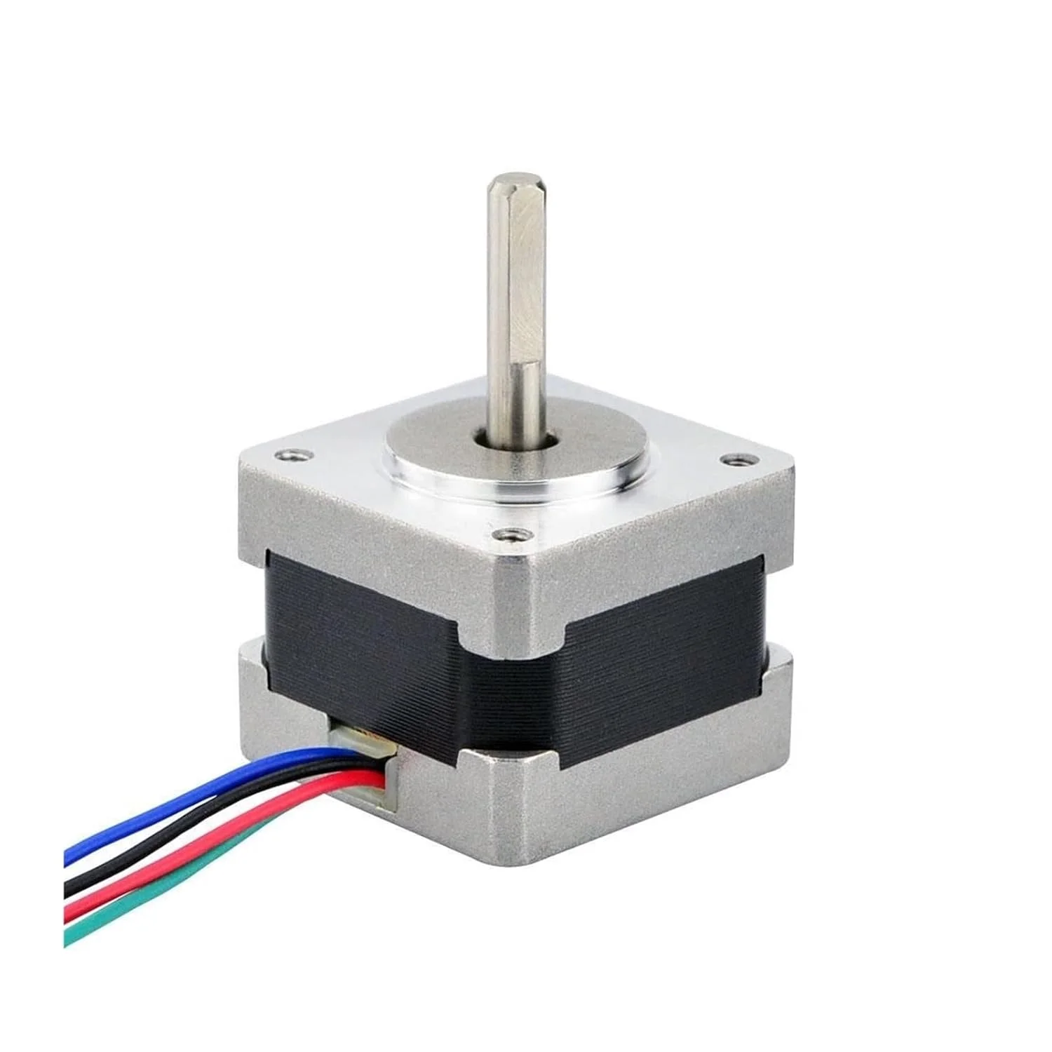 موتور پله ای 1 عدد Nema 14 دو قطبی 11Ncm/15.6oz.in 0.9 درجه (400 پله/دور) 0.4A 35x28mm Nema14 4 سیمه DIY CNC پرینتر سه بعدی