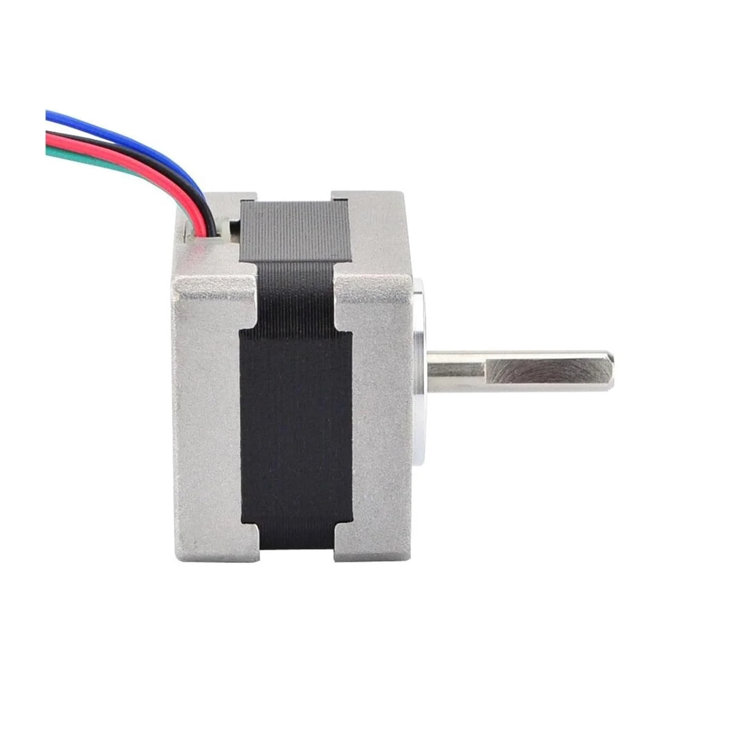 موتور پله ای 1 عدد Nema 14 دو قطبی 11Ncm/15.6oz.in 0.9 درجه (400 پله/دور) 0.4A 35x28mm Nema14 4 سیمه DIY CNC پرینتر سه بعدی