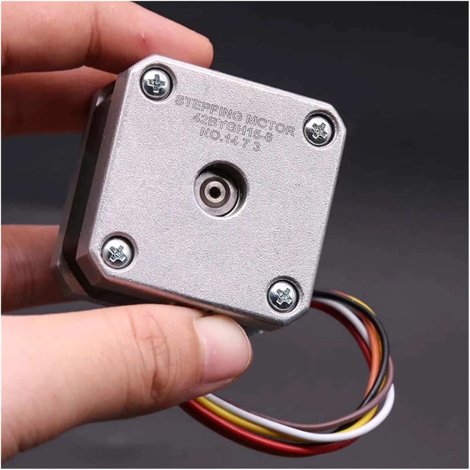 موتور پله ای Nema 17 موتور 42 بلبرینگ 2 فاز 6 سیم 0.2Nm 31.4mm موتور پله ای Nema17 1.8 درجه با پولی تایمینگ، پرینتر سه بعدی