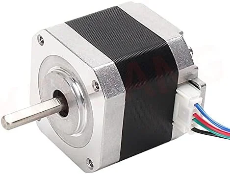 موتور پله ای 17 L 40mm موتور 42 مدل 17 موتور 42HD4027(17HS4401) موتور 4 سیم برای پرینتر سه بعدی دستگاه حکاکی CNC Ender-3 - (قطر شفت: 17HS4401 x 1 عدد)