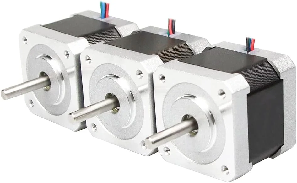 موتور پله ای 17 L 40mm موتور 42 مدل 17 موتور 42HD4027(17HS4401) موتور 4 سیم برای پرینتر سه بعدی دستگاه حکاکی CNC Ender-3 - (قطر شفت: 17HS4401 x 1 عدد)