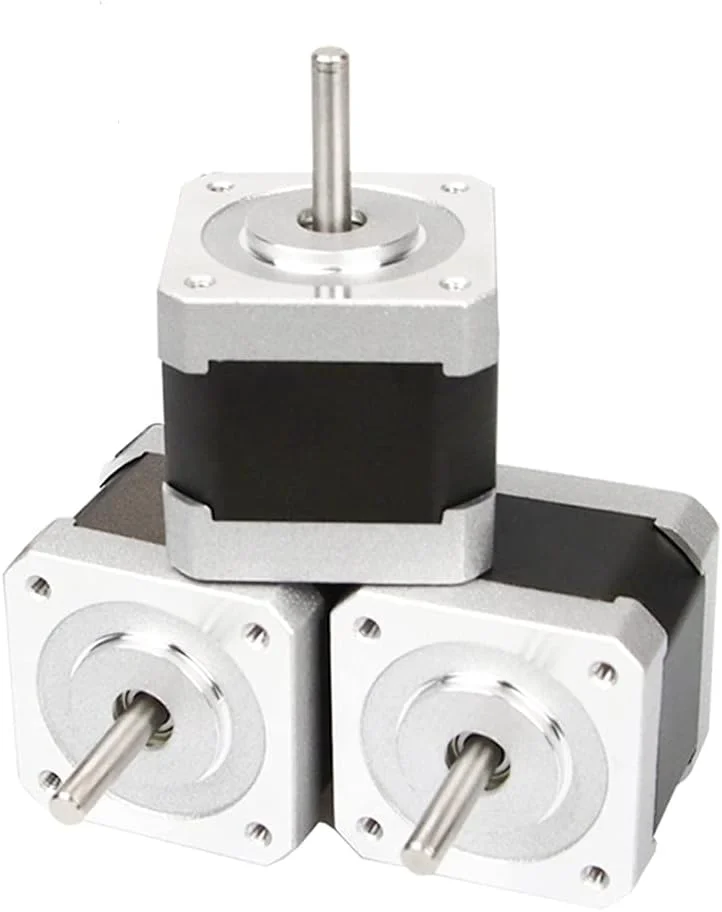 موتور پله ای 17 L 40mm موتور 42 مدل 17 موتور 42HD4027(17HS4401) موتور 4 سیم برای پرینتر سه بعدی دستگاه حکاکی CNC Ender-3 - (قطر شفت: 17HS4401 x 1 عدد)