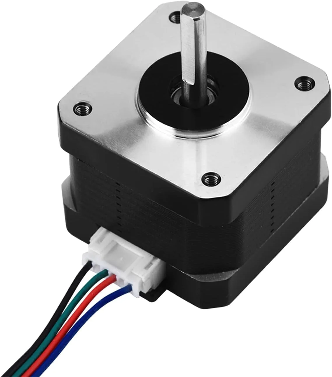 موتور پله ای، کیت موتور پله ای CNC، موتور پله ای 1 عددی 4 سیمه 12 ولت 1.3 آمپر 0.30 نیوتن متر، موتور پله ای 42 برای پرینتر سه بعدی و روتر CNC