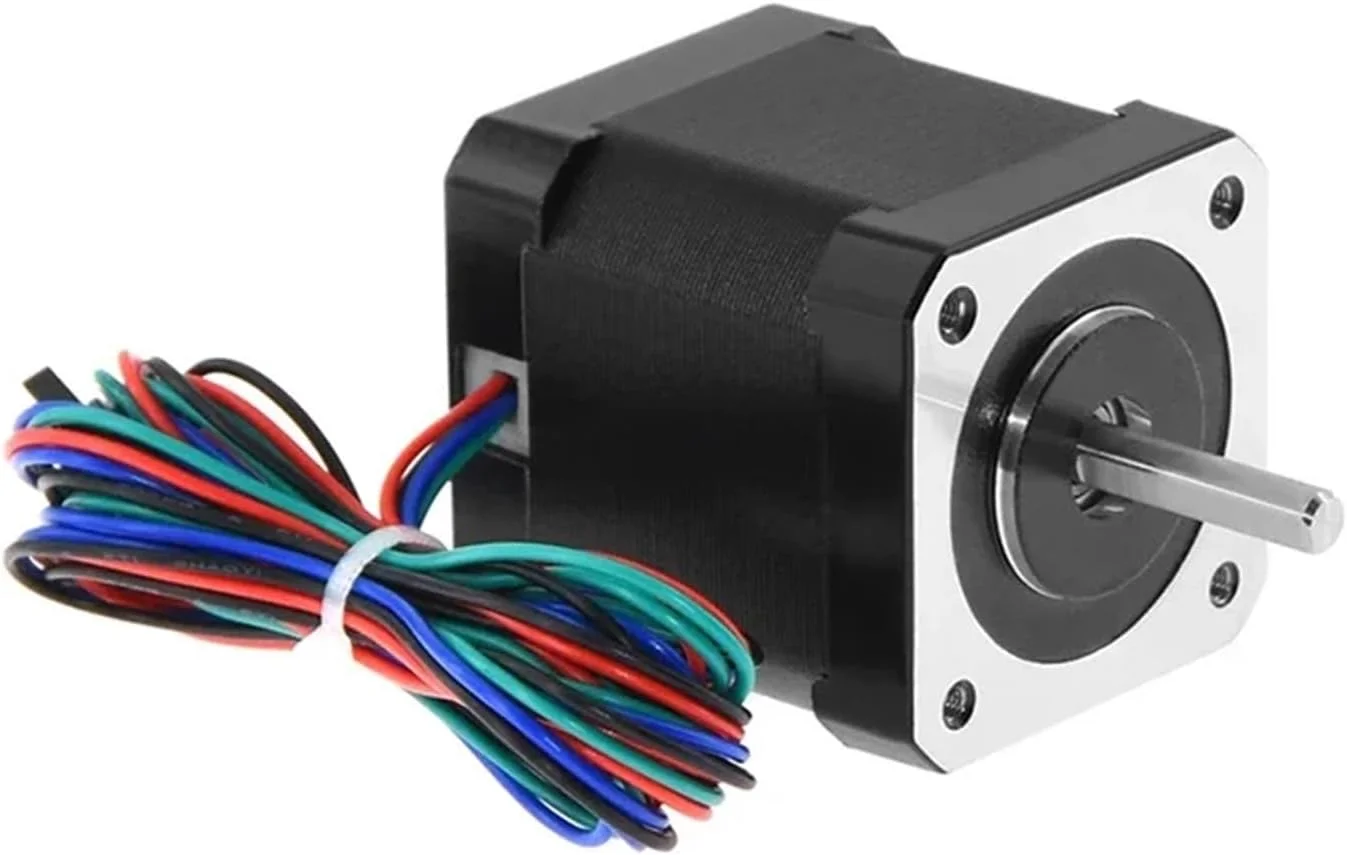 موتور پله ای Nema 17، 4 سیم، 48 میلی متر، 59Ncm، 2 آمپر، کابل 1 متری (17HS8401) برای پرینتر سه بعدی DIY، ربات CNC XYZ (1 عدد) موتور پله ای Nema 17، 4 سیم، 48 میلی متر، 59Ncm، 2 آمپر، کابل 1 متری (17HS8401) برای پرینتر سه بعدی DIY، ربات CNC XYZ (1 عدد)