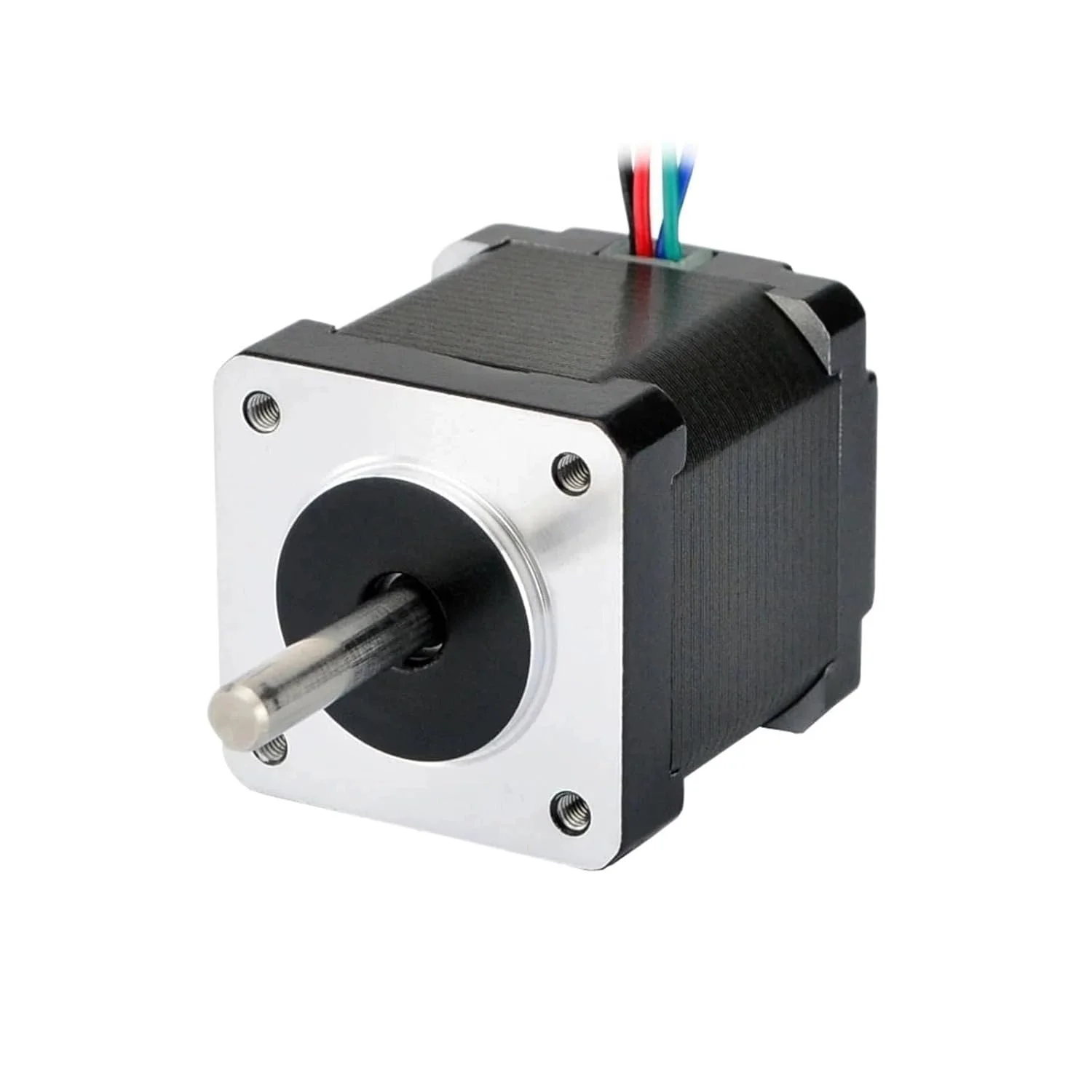 موتور پله ای Nema 14، موتور 42 میلی متری، 23Ncm، 0.5 آمپر، 4 سیم، مناسب برای CNC و پرینتر سه بعدی