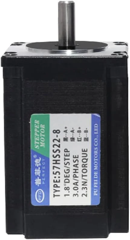 موتور پله ای 57 دو فاز 4 سیمه با گشتاور 1.2Nm-2.8Nm و 4A به همراه درایور TB6600 / DM542 برای پرینتر سه بعدی مدل 57HS22 - (سرعت(RPM): 1.2N TB6600)