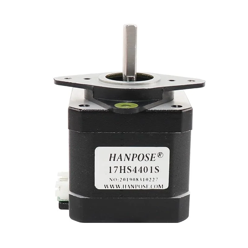 موتور پله ای Nema17 مدل 17HS4401S با میرایی 1.7 آمپر 40N.CM 4 سیم برای دستگاه CNC فرز پرینتر سه بعدی - (نوع: A، قطر شفت: 17HS4401S-Damper X1)