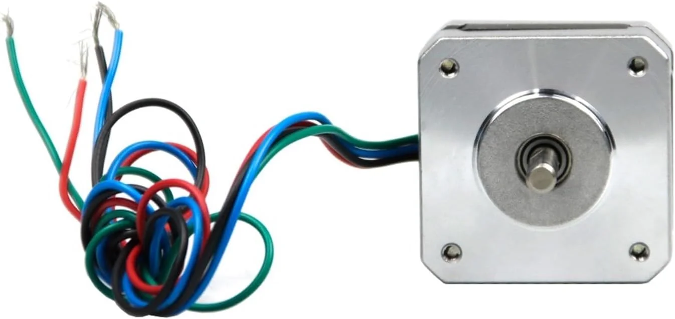 موتور پله ای Nema 17 مدل 17HS08-1004S 20mm 1A 13Ncm 42 موتور Nema17 پله ای 4 سیم مناسب برای پرینتر سه بعدی DIY CNC