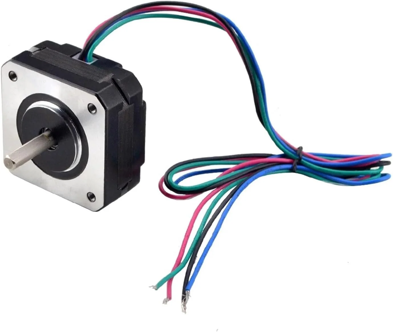موتور پله ای Nema 17 بدنه کوتاه، 16Ncm 1A، موتور پله ای Nema17 با 4 سیم، مدل 17HS08-1004S، مناسب برای اکسترودر CNC و موتور پرینتر سه بعدی