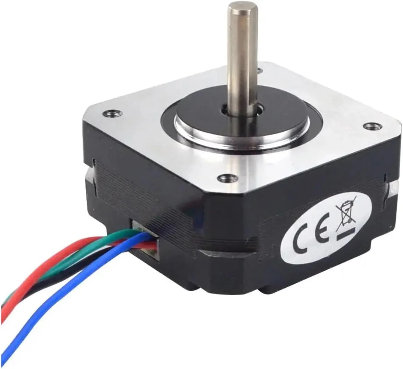 موتور پله ای Nema 17 بدنه کوتاه، 16Ncm 1A، موتور پله ای Nema17 با 4 سیم، مدل 17HS08-1004S، مناسب برای اکسترودر CNC و موتور پرینتر سه بعدی