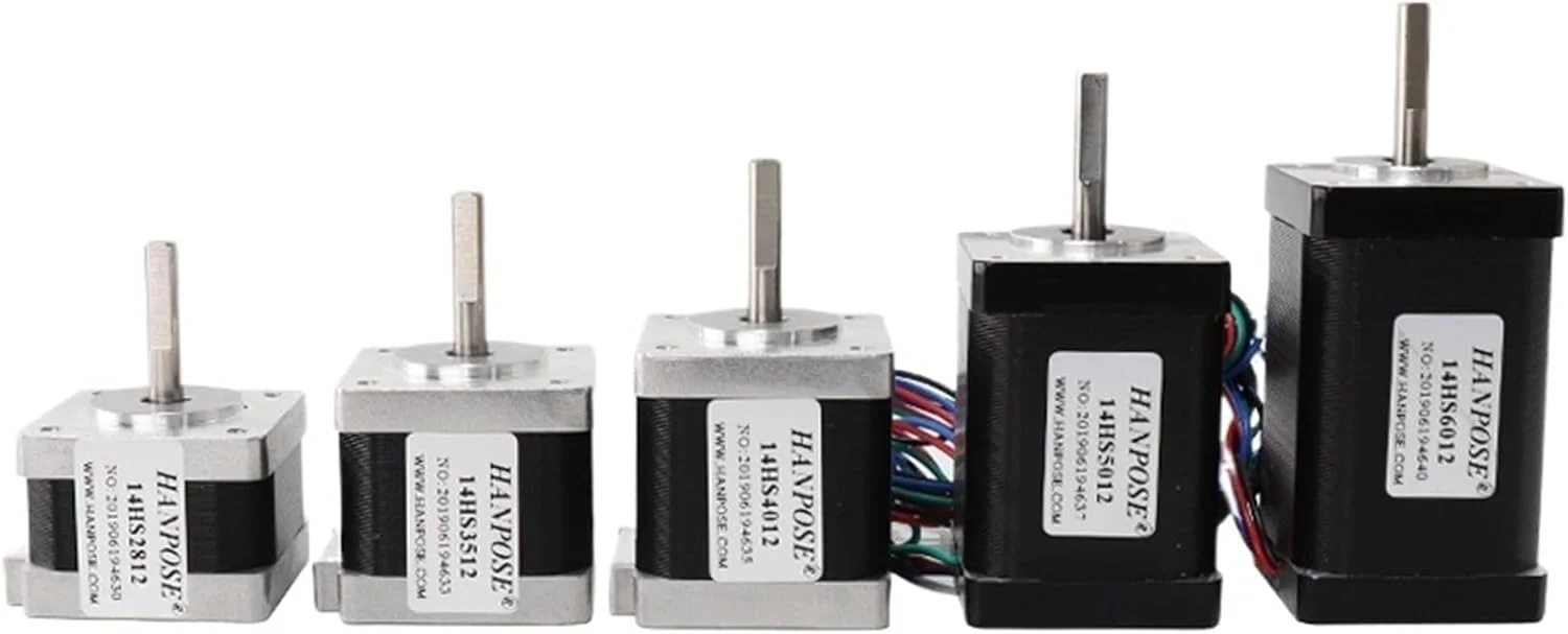 موتور پله ای Nema14 مدل 14HS4012/ 5012/6012 برای موتور پرینتر سه بعدی 0.22N.M 0.30N.M 0.40N.M سری 35 موتور تجهیزات مانیتورینگ (14HS5012)