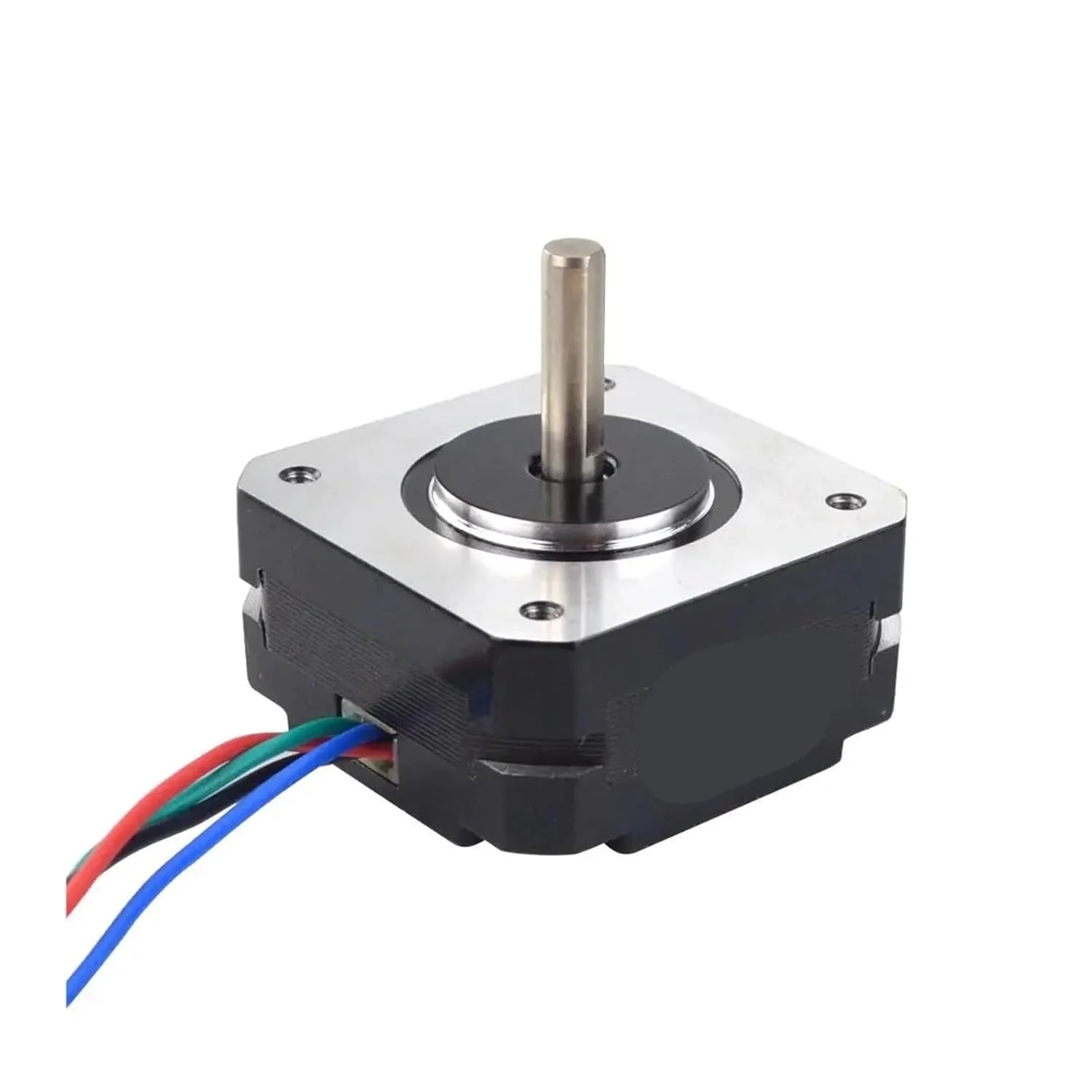 موتور پله ای Nema 17 مدل 17HS08-1004S، اندازه 20.5 میلی متر، 1 آمپر، 16Ncm (22oz.in)، موتور 42، موتور پله ای Nema17، 4 سیم برای پرینتر سه بعدی DIY CNC XYZ