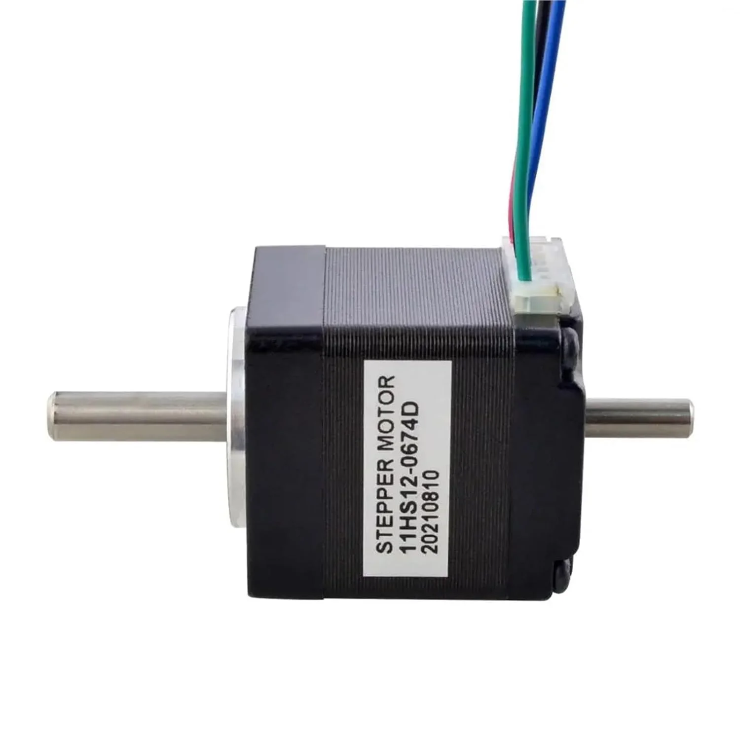 موتور پله ای دو شفت 11 درجه 1.8، 7Ncm (9.94oz.in) 0.67A 4 سیمه برای موتور پرینتر سه بعدی CNC DIY