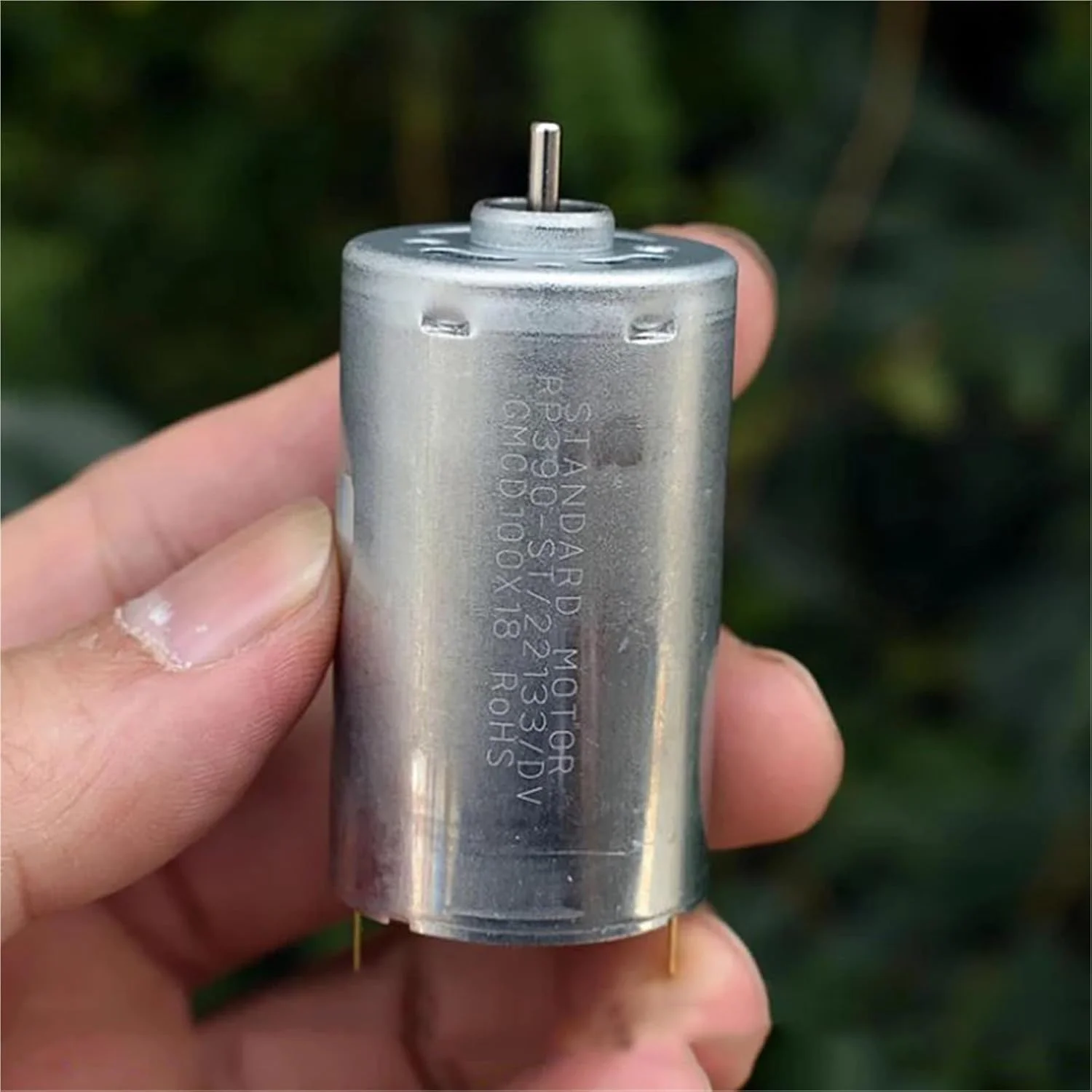 موتور استاندارد RP390-ST/22133 DC 12V 18V 24V 13800RPM سرعت بالا گشتاور بزرگ مینی مغناطیسی 28mm 1 عدد