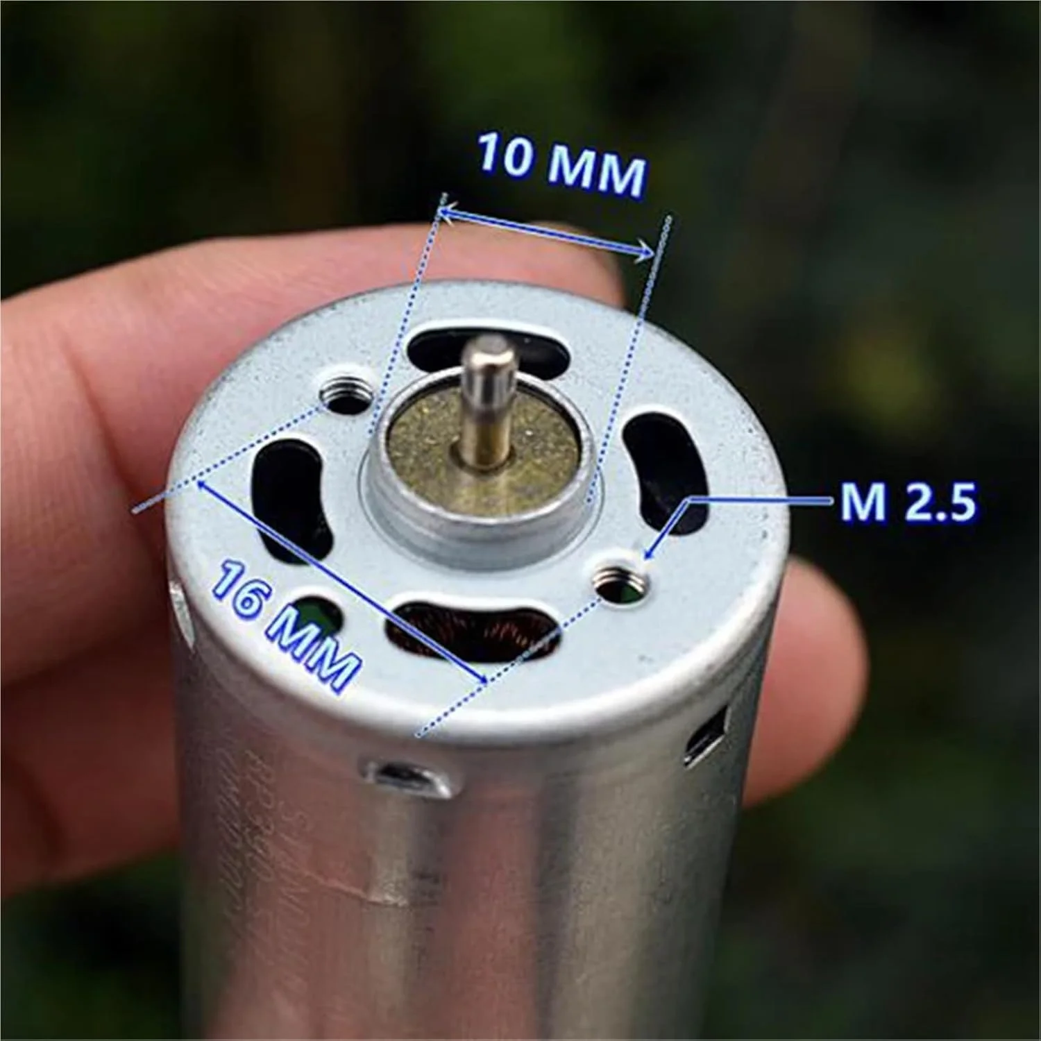 موتور استاندارد RP390 DC 12V 18V 24V 13800RPM سرعت بالا گشتاور بزرگ مغناطیسی 28mm 1 عدد