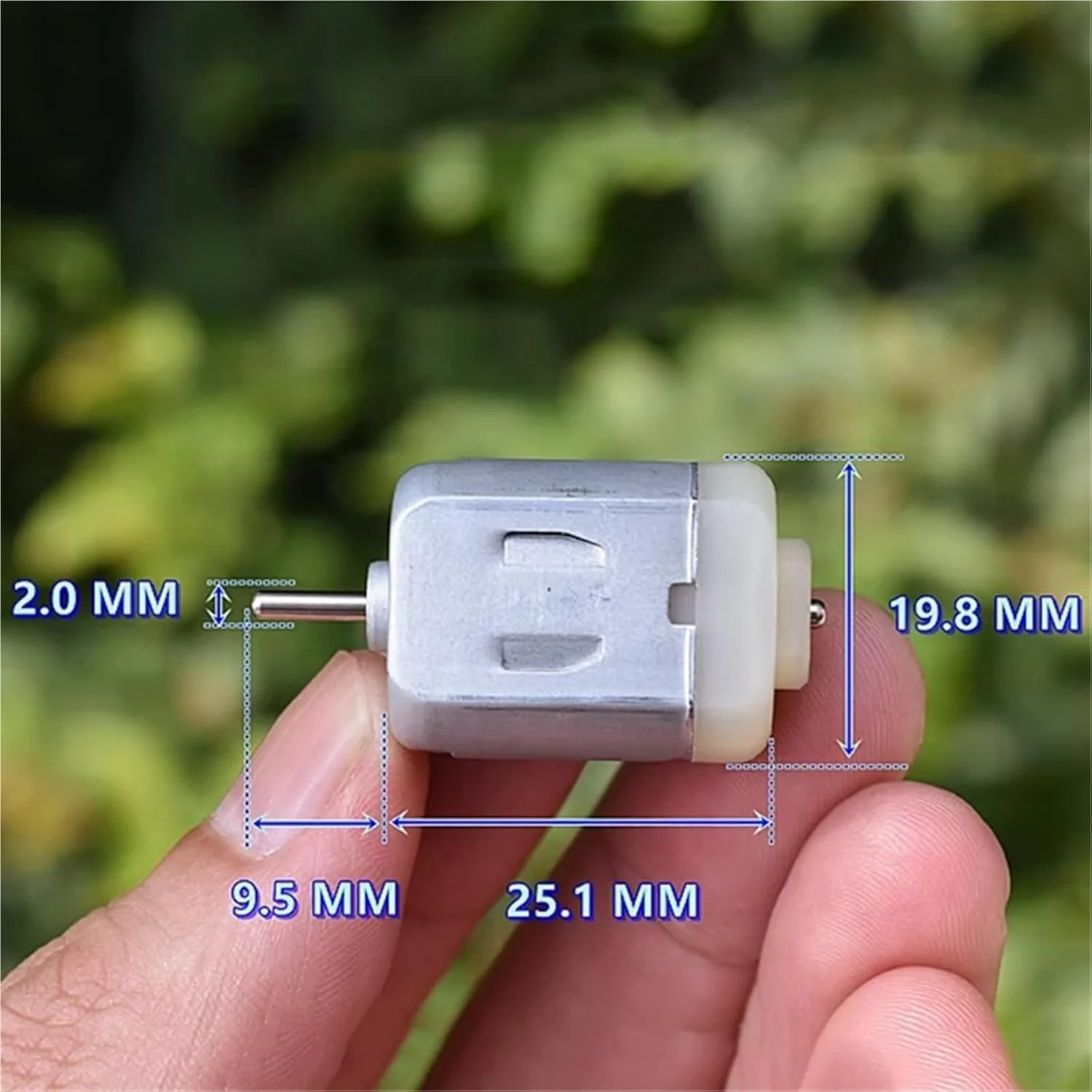 موتور استاندارد مدل FP130-CN/19110 مینی 130 DC 3V 5V 6V 18000RPM با سرعت بالا، برس کربنی مغناطیسی 1 عددی