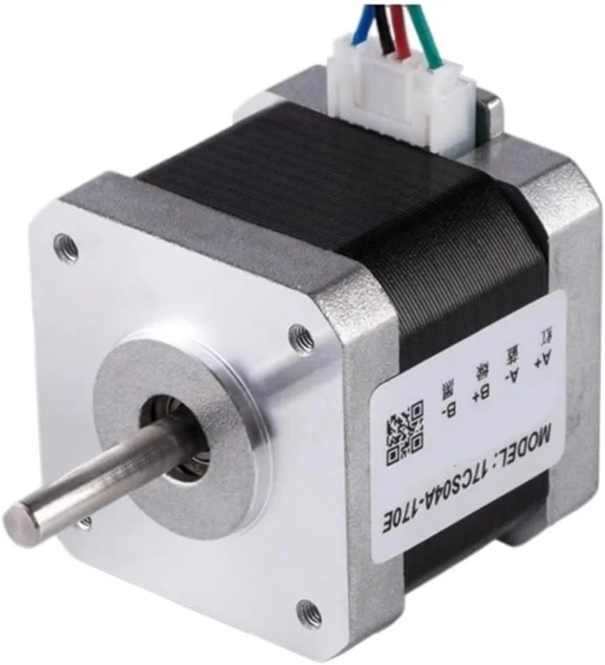 موتور پله ای Nema 17، 0.42N.m، 1.7A، 2 فاز، 40 میلی متر، 4 سیم برای دستگاه فرز چاپگر سه بعدی