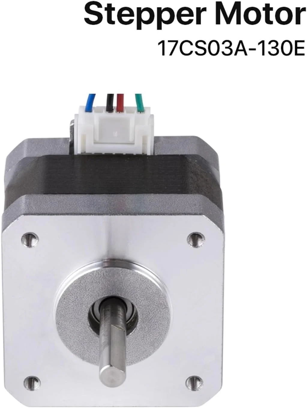 موتور پله ای 34 میلی متری Nema 17 مدل 17CS03A-130E، 0.28N.m 1.3A دو فاز برای دستگاه فرز پرینتر سه بعدی