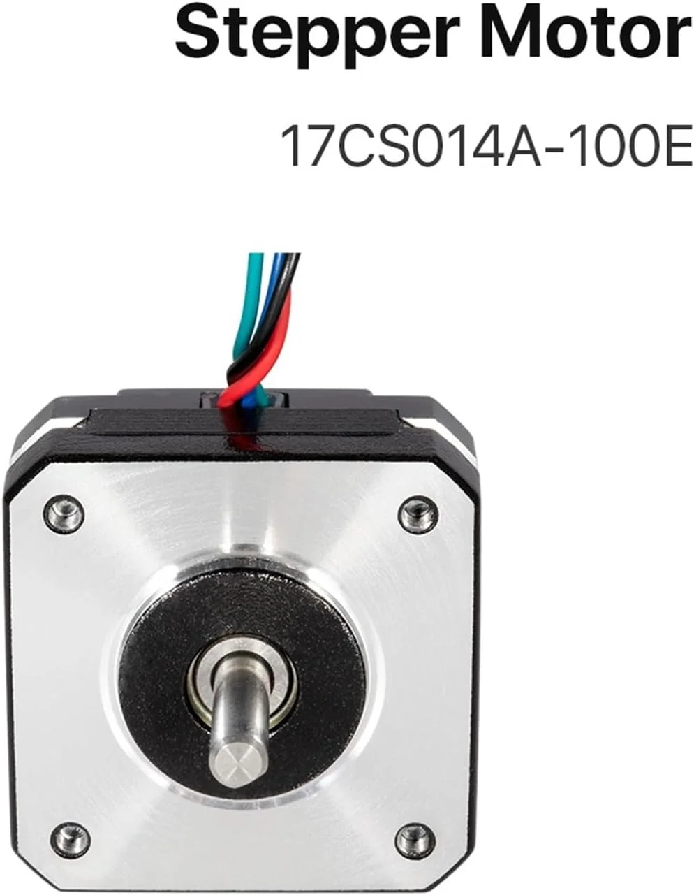 موتور پله ای حلقه باز دو فاز Nema 17 20mm مدل 17CS014A-100E، 0.14N.m، 1.0A، موتور کوتاه برای اکسترودر، موتور پرینتر سه بعدی DIY