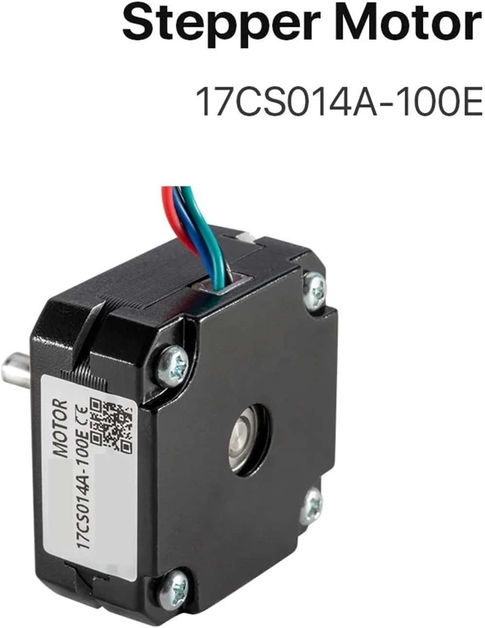 موتور پله ای حلقه باز دو فاز Nema 17 20mm مدل 17CS014A-100E، 0.14N.m، 1.0A، موتور کوتاه برای اکسترودر، موتور پرینتر سه بعدی DIY