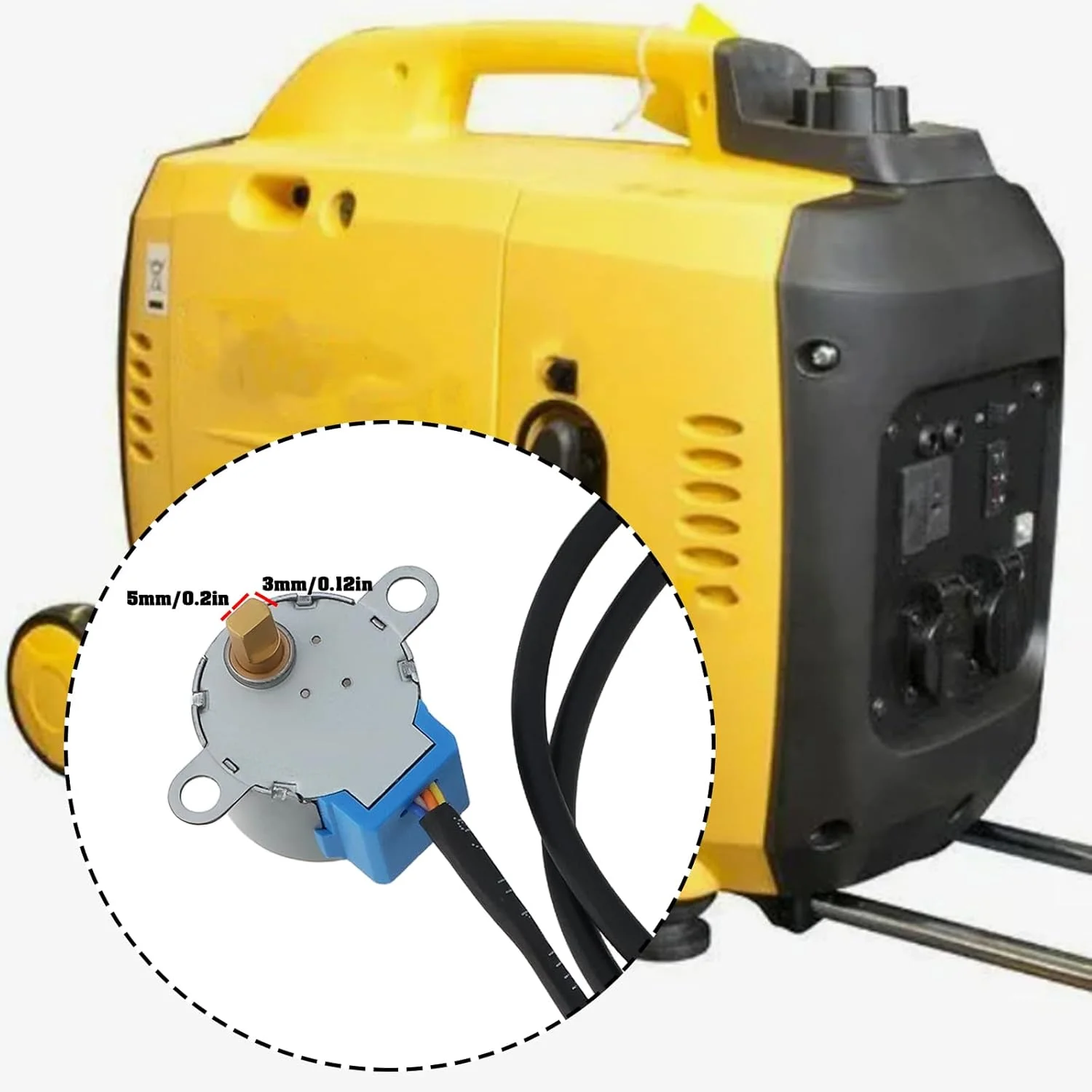 موتور پله ای DC ژنراتور SING F LTD مدل 24BYJ24 8V سازگار با KIPOR IG770 IG1000/2000 IG2600