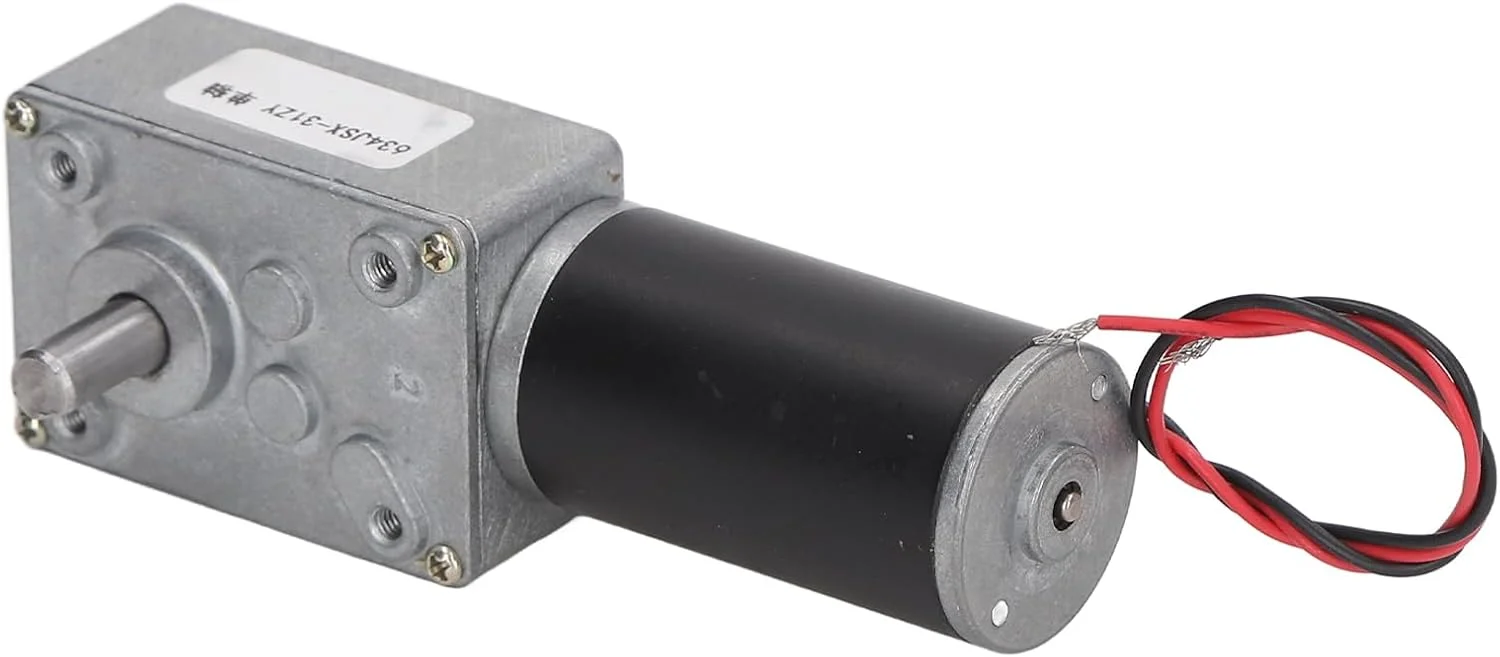 موتور گیربکس DC کم صدا و کم حرارت CW CCW تک شفت کاهنده دور برای دستگاه چاپگر DC24V (10 دور در دقیقه)