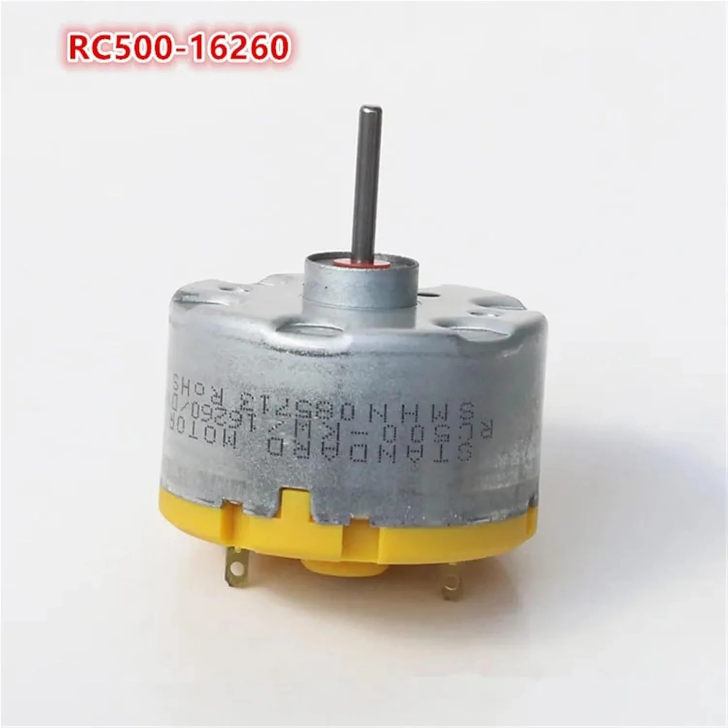 موتور DC کربنی RC500-16260 با قطر شفت 2 میلی‌متر و قطر 32 میلی‌متر، 3 تا 12 ولت، 1 عدد