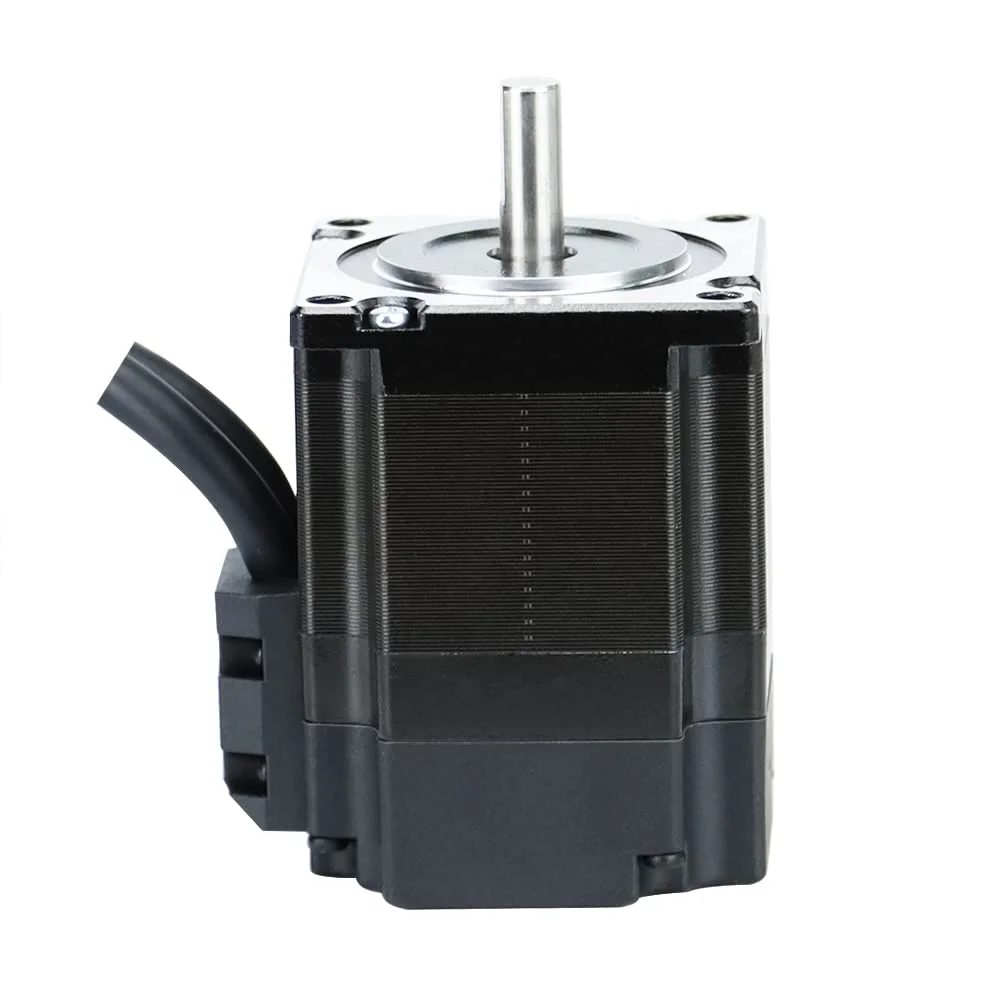 کیت موتور پله‌ای Nema 23 سروو حلقه بسته و درایور 2 فاز 1.3NM 4.0A انکودر موقعیت با کابل 30 سانتی‌متری + کابل افزایش طول انکودر