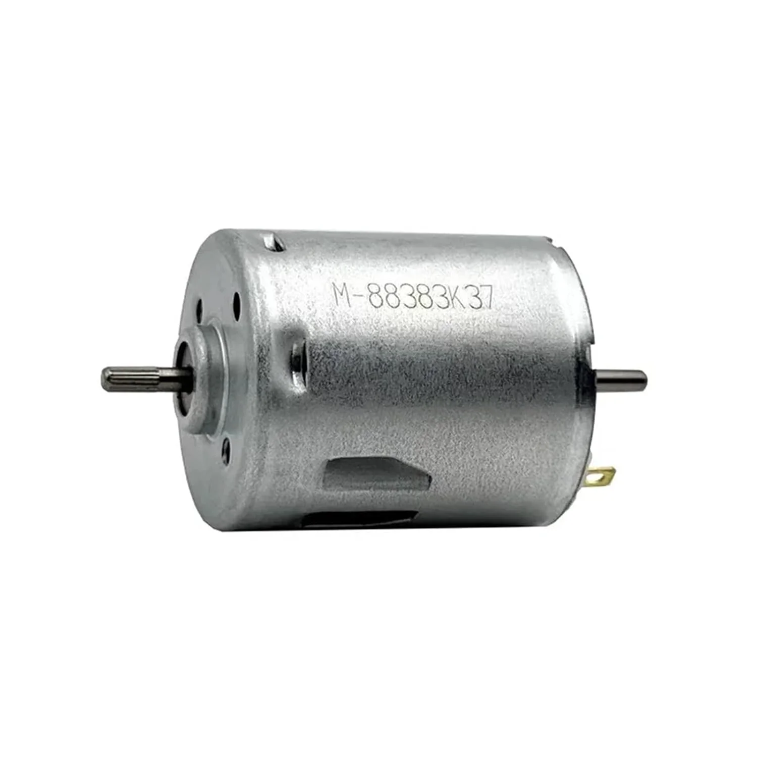 موتور دو شفت RS-365-14165 مینی DC12V 14.4V 18V 24V 9850 دور در دقیقه 28 میلی متر برس کربنی الکتریکی 1 عدد