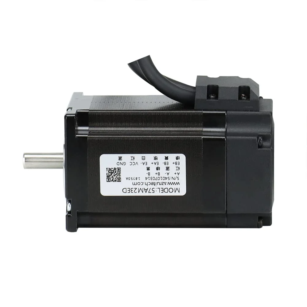 کیت موتور پله‌ای Nema 23 سروو حلقه بسته و درایور 2 فاز 2.3NM 5.0A 57X57X98mm با انکودر