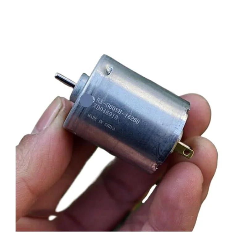 استارتر الکترونیکی RS-360SH-16260 DC 12V-24V 13800RPM سرعت بالا دو محور گشتاور بزرگ برای استارتر موتور پرینتر
