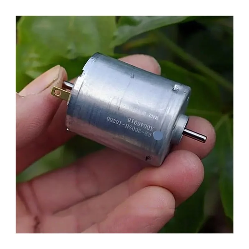 استارتر الکترونیکی RS-360SH-16260 DC 12V-24V 13800RPM سرعت بالا دو محور گشتاور بزرگ برای استارتر موتور پرینتر