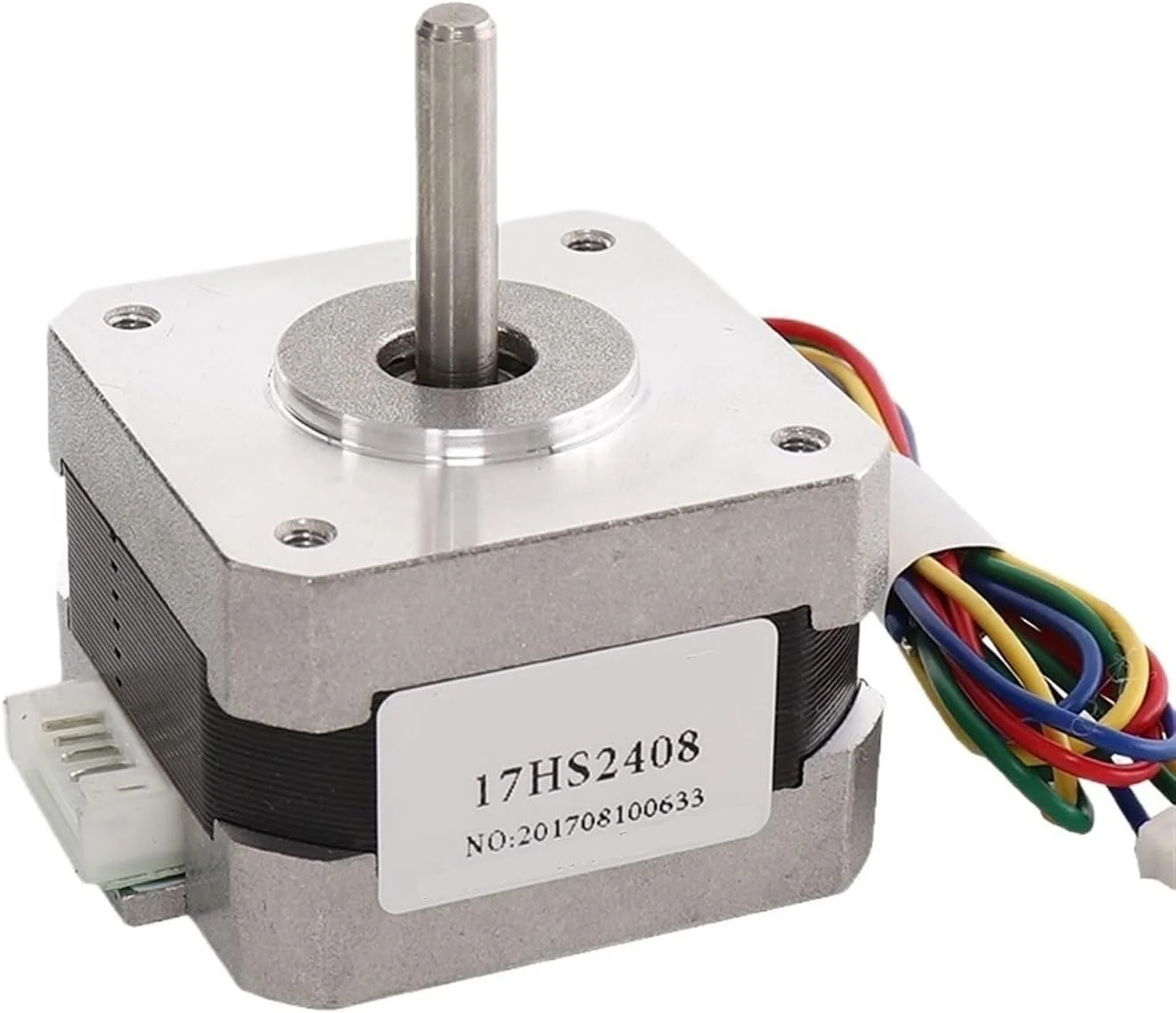 ۱ عدد موتور پله ای 17HS2408 4-سیم 42BYGH 0.6A 12N.CM و موتور پرینتر سه بعدی