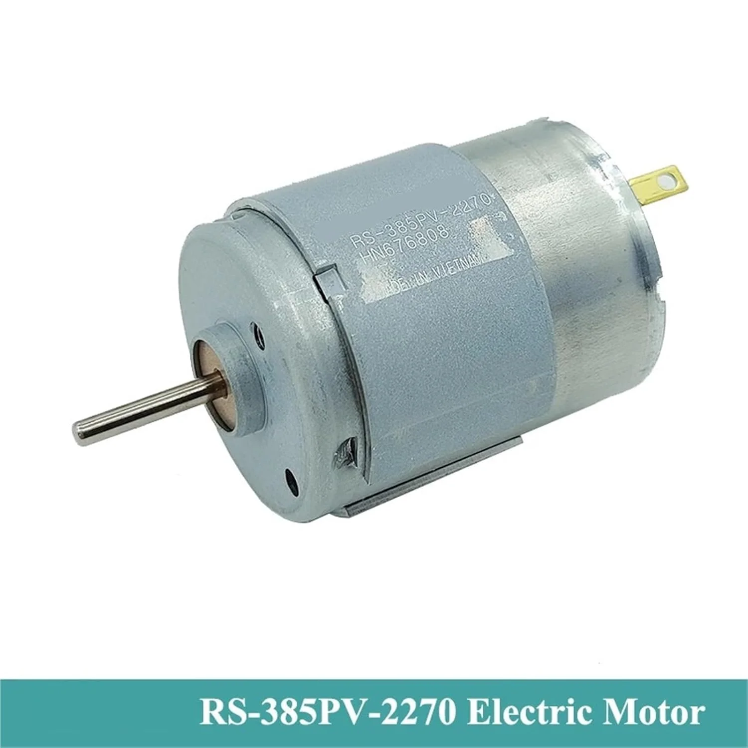 موتور DC مدل RS-385PV-2270، ولتاژ 12، 18 و 24 ولت، سرعت 15000 دور در دقیقه، دارای برس کربنی - یک عدد