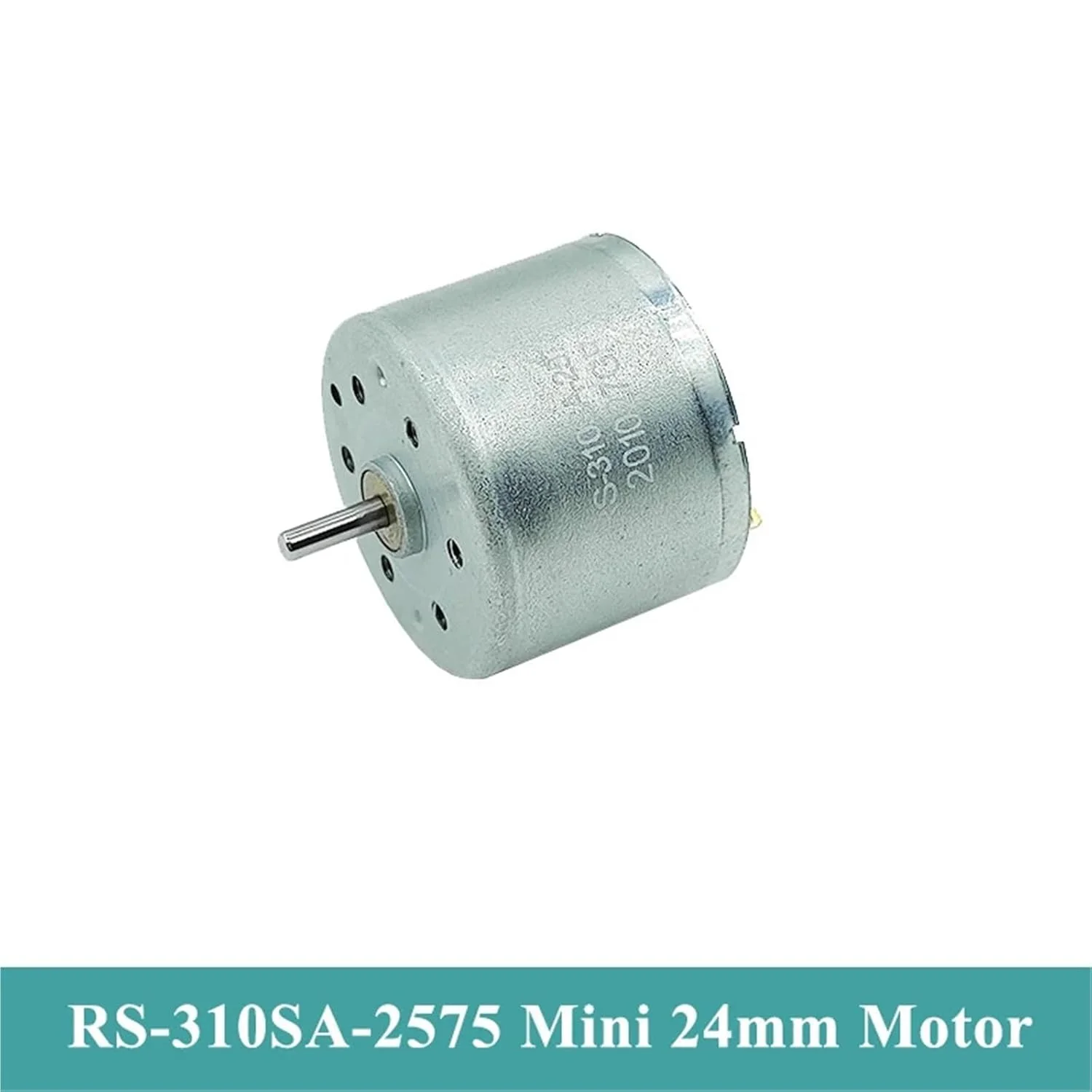 موتور DC مدل RS-310SA-2575، 1.5 ولت 3 ولت 3.7 ولت، 15000 دور در دقیقه، مینی گرد برقی، 1 عدد