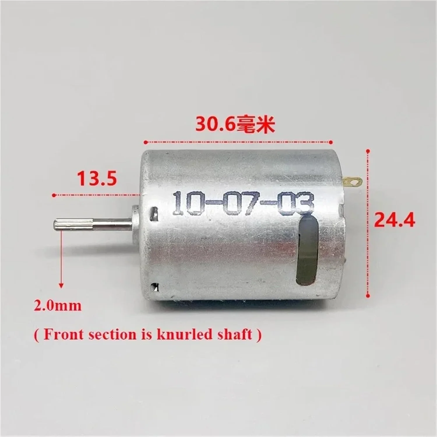 موتور مینی 370 مدل RK-370PH-5030 DC 3V 5V 6V 7.4V 30000RPM سرعت بالا گشتاور بزرگ 24mm 1 عدد موتور مینی 370 مدل RK-370PH-5030 DC 3V 5V 6V 7.4V 30000RPM سرعت بالا گشتاور بزرگ 24mm 1 عدد