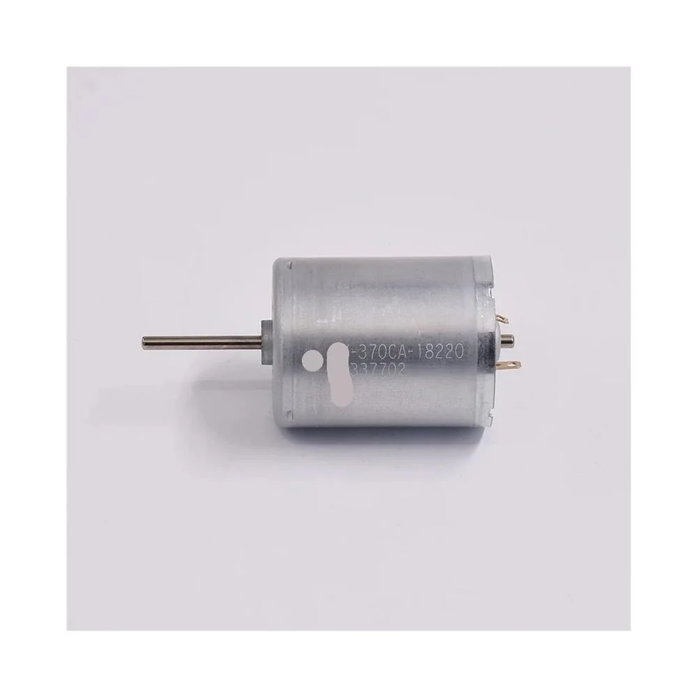 موتور الکتریکی ذغالی RK-370CA-18220 DC 12V 9300RPM میکرو RF-370CA گرد 24 میلی متری برای مدل اسباب بازی پرینتر