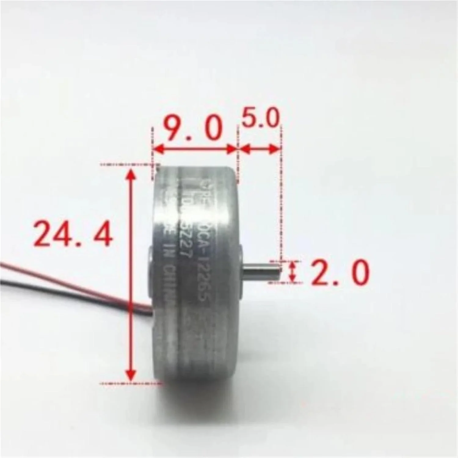 موتور گرد کوچک 24 میلی‌متری RF-400CA-12265 D/V 5.9 6V 11500RPM با سرعت بالا - 1 عدد